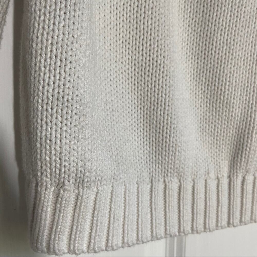 J.Crew Fair Isle White Pullover Sweater Crew Neck - Picture 6 of 6